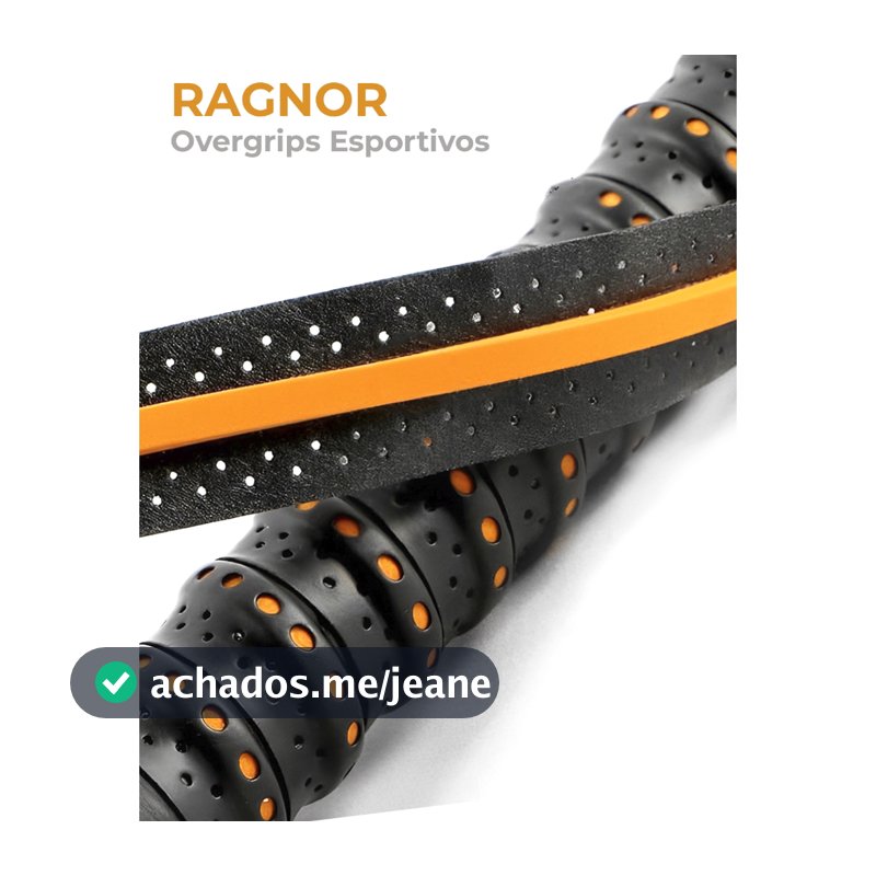 Overgrip Ragnor Para Raquete de Tennis, Padel, Pickball, Badminton, Squash, Beach Tennis