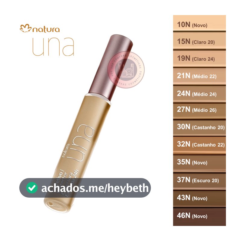 Corretivo Cobertura Extrema 24h Una Natura - 8ml (Efeito matte)