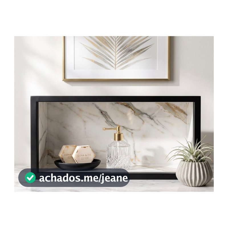 Nicho de Porcelanato 60x30 cm para Banheiro | Embutido na Parede | Banheiro e Lavabo | Envio Full