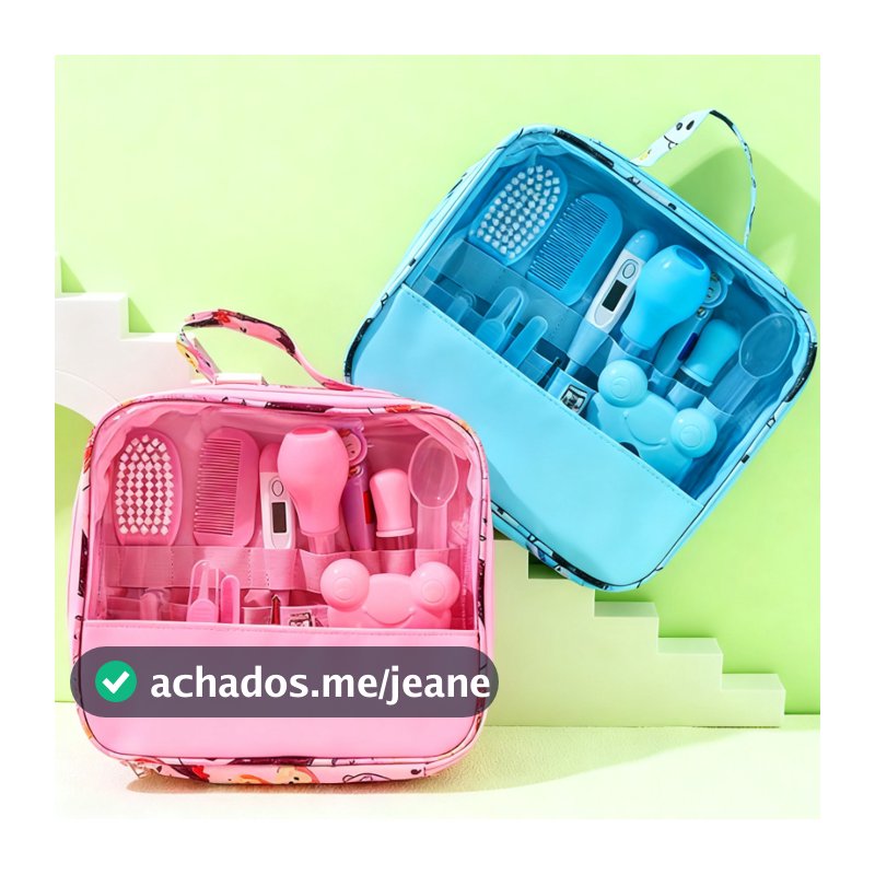 Kit 13 Higiene Cuidado Bebê Recém Nascido Essencial 13 Peças Cuidados Com O Bebê Recém Recém