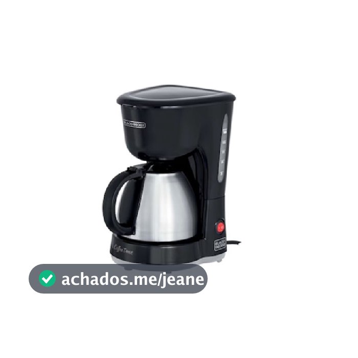 Cafeteira Elétrica Black+Decker CM15 25 Cafés 127V