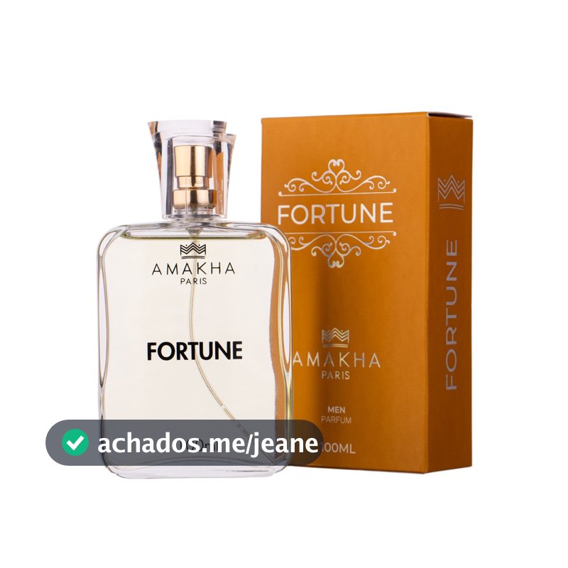 Perfume Masculino Amadeirado Fortune 100ml-Amakha Paris / Social Inspirado em Importado