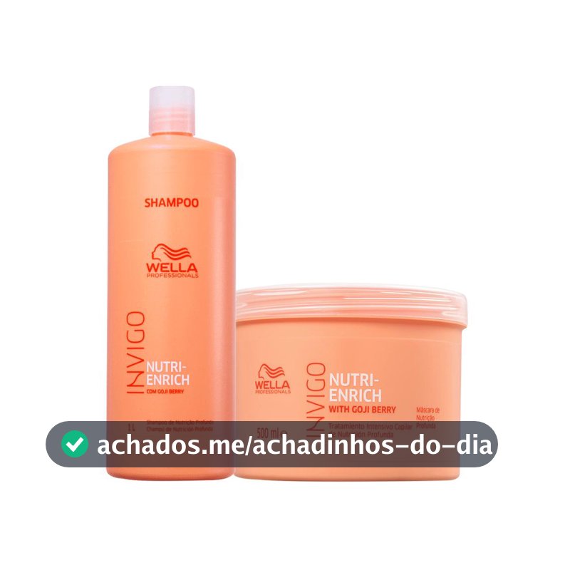 Kit Wella Professionals Invigo Enrich Profissional - Shampoo e Máscara