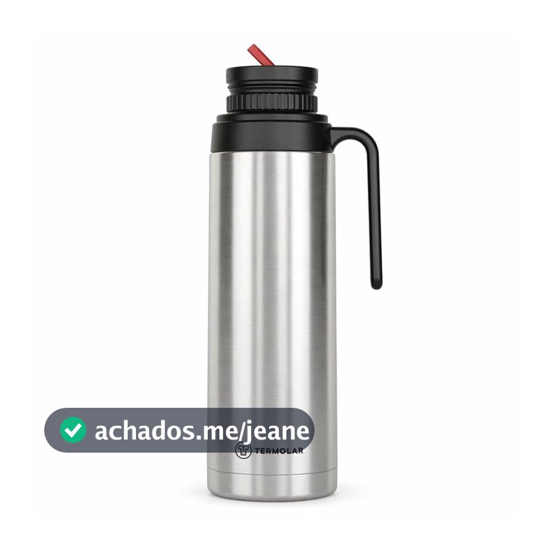 Garrafa Térmica Termolar Revolution 1L Inox 304 24h Frio 5 Anos Garantia