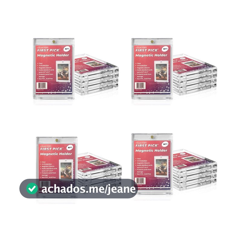 Kit 20 Porta-cartões Magnéticos Para Várias Cartas