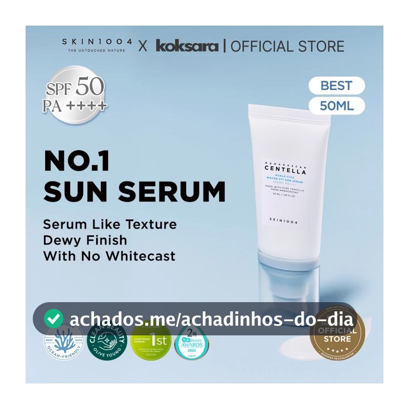 [OFFICIAL] SKIN1004 Madagascar Centella Hyalu-Cica Water-Fit Sun Serum 15ml/50ml/100ml/50ml2ea
