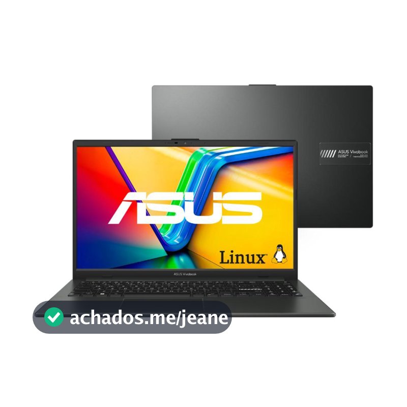 Notebook ASUS Vivobook Go 15 E1504FA AMD Ryzen 5 7520U 16GB Ram 512GB SSD Linux Tela 15,6"LED NJ1288