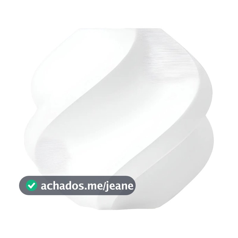 Filamento Bambu Lab PLA Lite Refil Branco 1,75mm 1Kg para Impressora 3D