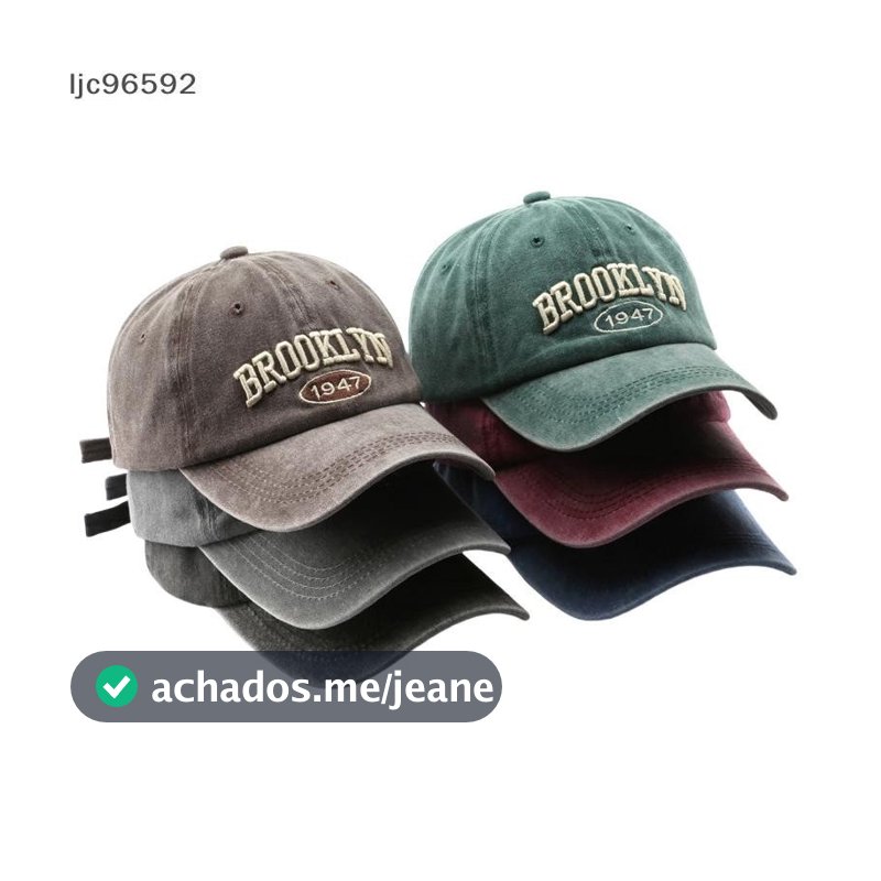[ljc] Bonés De Beisebol Retrô Bordado Com Letras Do Brooklyn Primavera Verão Masculino Feminino Algodão Ajustável Chapéu