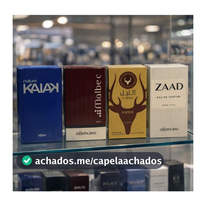 Kit 4 Perfumes Masculinos 100ml Colonia Amadeirado Citrico Marcante Longa Fixacao Presente Homem