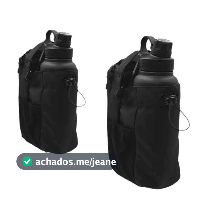 Bolsa Magnética Para Garrafa De Água Fitness Com Ímã , Grande Capacidade , Copo Específico Academia crossbody Portátil