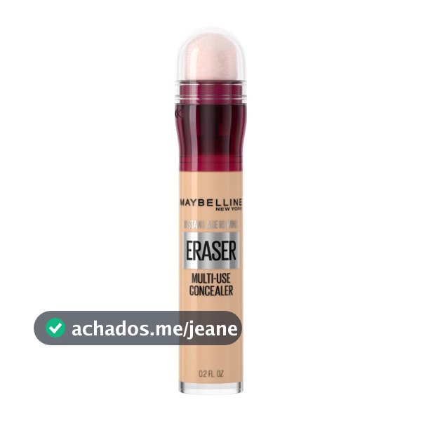 Corretivo Líquido Multiuso de Alta Cobertura e Fórmula Vegana, Instant Age Rewind Eraser Maybelline NY 6ml