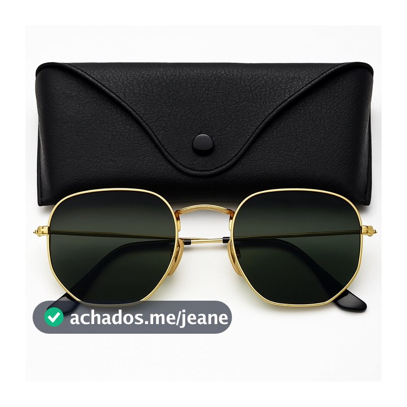 Óculos de Sol Hexagonal Feminino e Masculino | Estilo Retrô com Proteção UV400