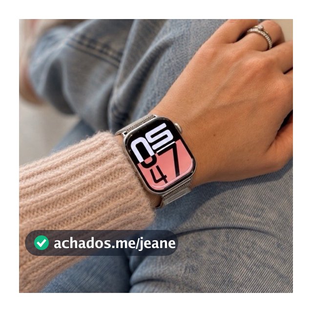 Smartwatch W10 Mini 41mm Microwear Original Ideal para pulsos finos-2 pulseiras, case, película e Nota Fiscal