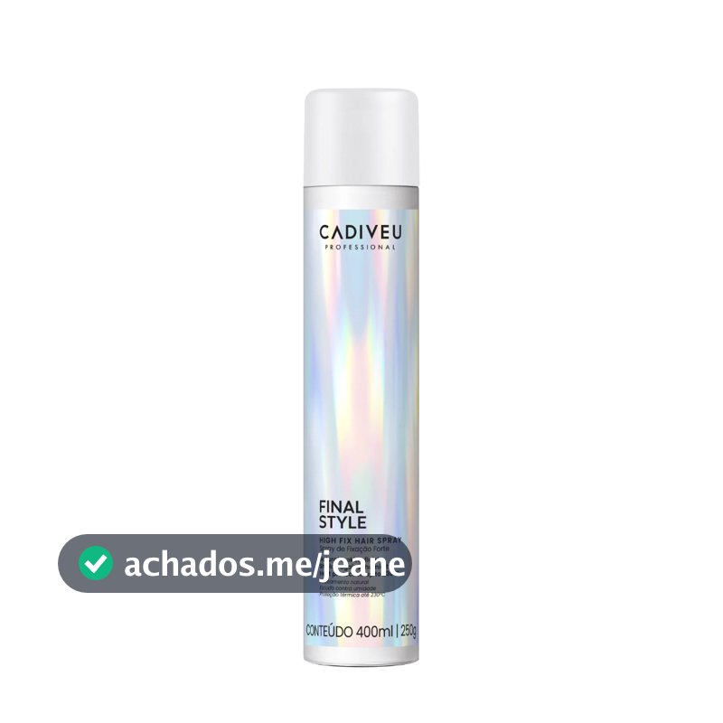 Cadiveu Final Style Finalizador de Fixação Forte - 400ml