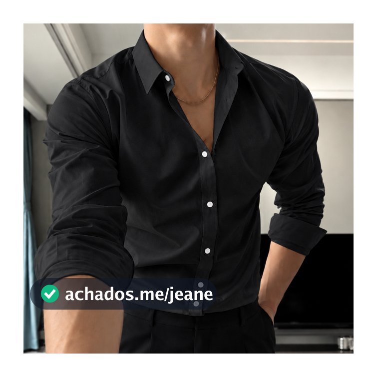 Camisa Social Masculina Slim Fit Manga Longa com Caimento Moderno Old Money Fresca Elegante Passa Facil Confortavel
