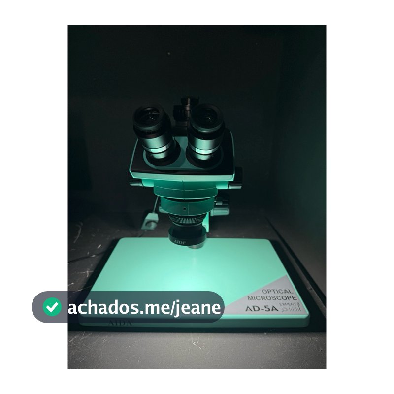 microscópio trinocular ad-5a digital