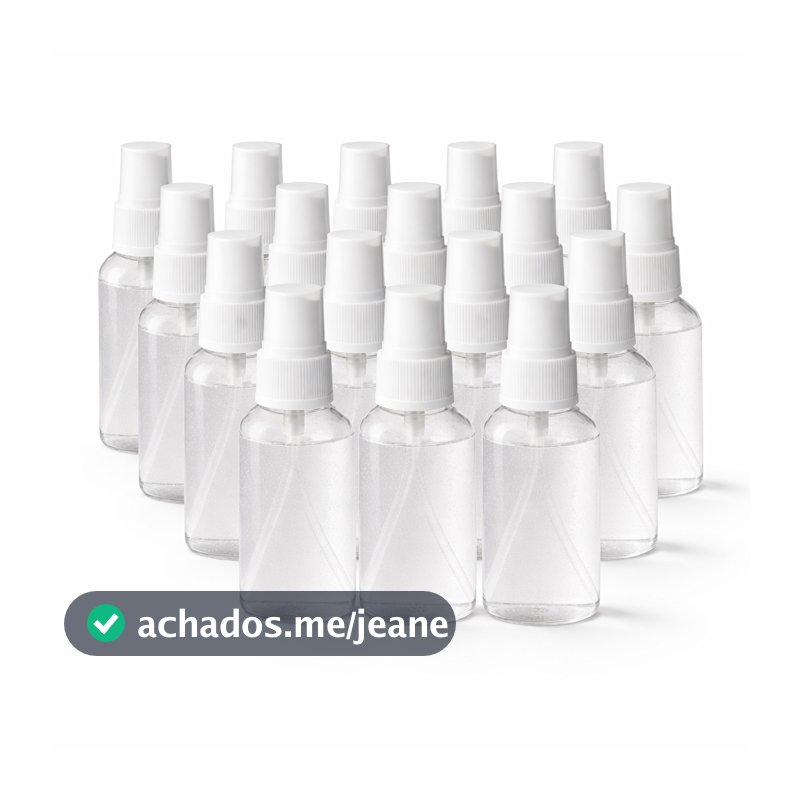 Frascos Pet 50 Ml Cilíndrico Reto Válvula Spray Para Perfume álcool liquido