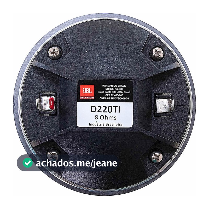 Driver JBL D220ti Titanio - 80W Rms 8 Ohms JBL Selenium