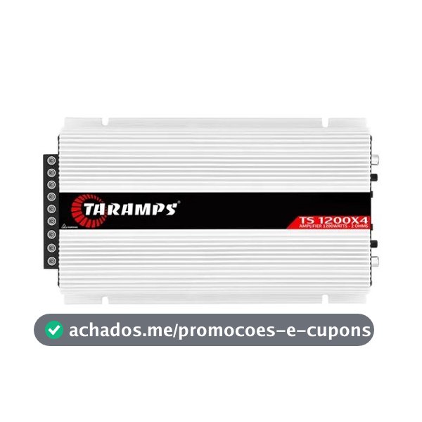 Modulo Amplificador Taramps Ts1200x4 1200w Rms Classe D