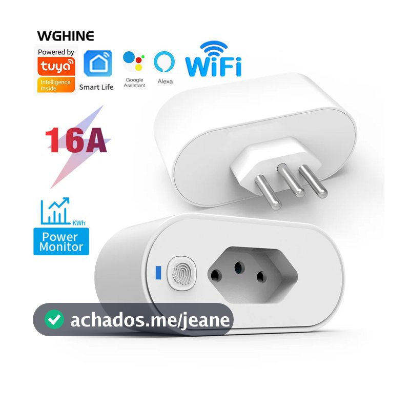 KIT1/2/3 SMART PLUG-Adaptador de soquete Wi-Fi Tuya Smart Life App Control Alexa Google Home Adaptador de soquete 16A