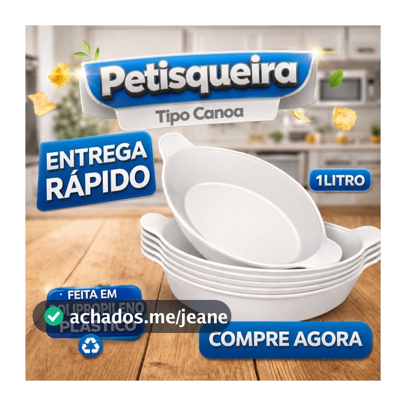 Kit 10 Petisqueira Barquinha Canoa Petiscos Churrasco Festa Frios Para Servir Amendoim Caldo Branca - Kaziva