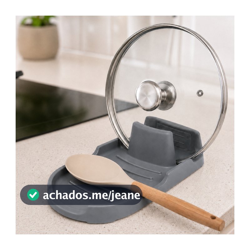 Apoiador de Tampa de Panela e Colher AIME Organizador Cozinha Moderno