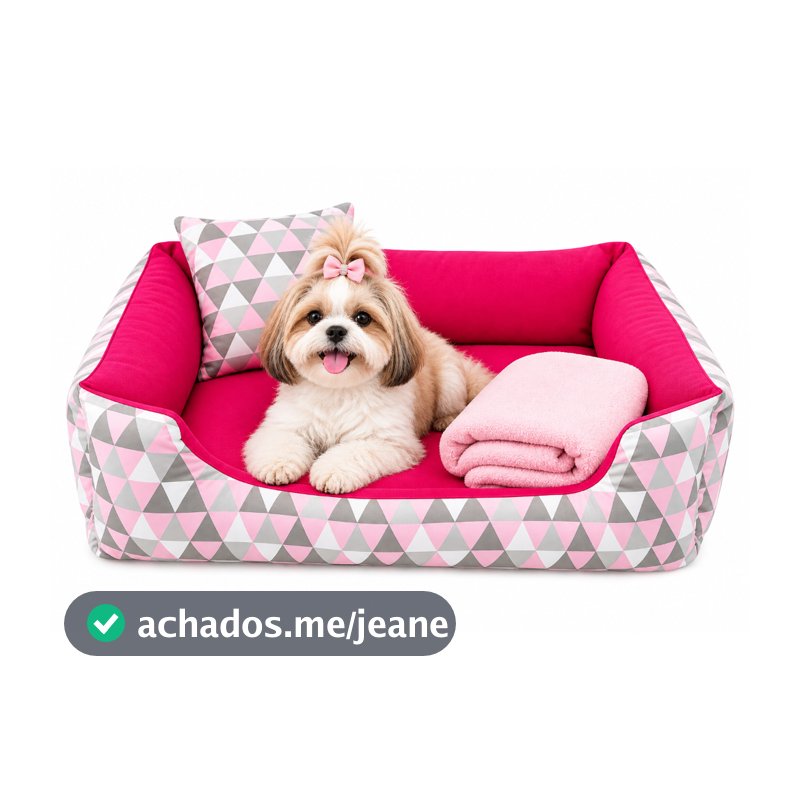 cama pet gato e cachorro  até 5kg caminha luxo macia e resistente com ziper kit 3 pças cama,manta e almofada