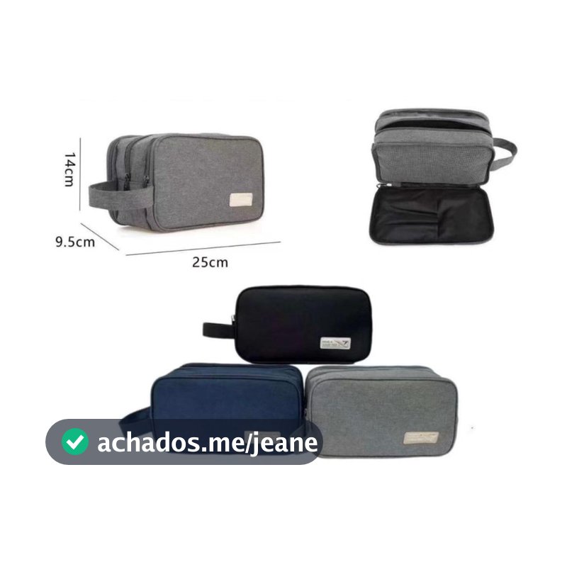 Necessaire Bolsa Masculina Feminina Grande Organizador Mala Viagem