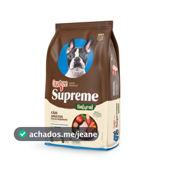 Ração Quatree Supreme Adulto Raças Pequenas 10,1 kg