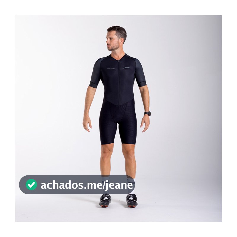 Macaquinho Triathlon c/ manga Carbon Revolution Woom