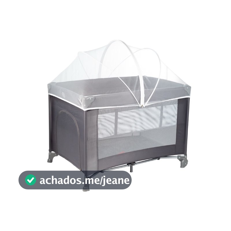 Berço Portátil Infantil Cercado 0-15kg Cinza Pocket Styllbaby