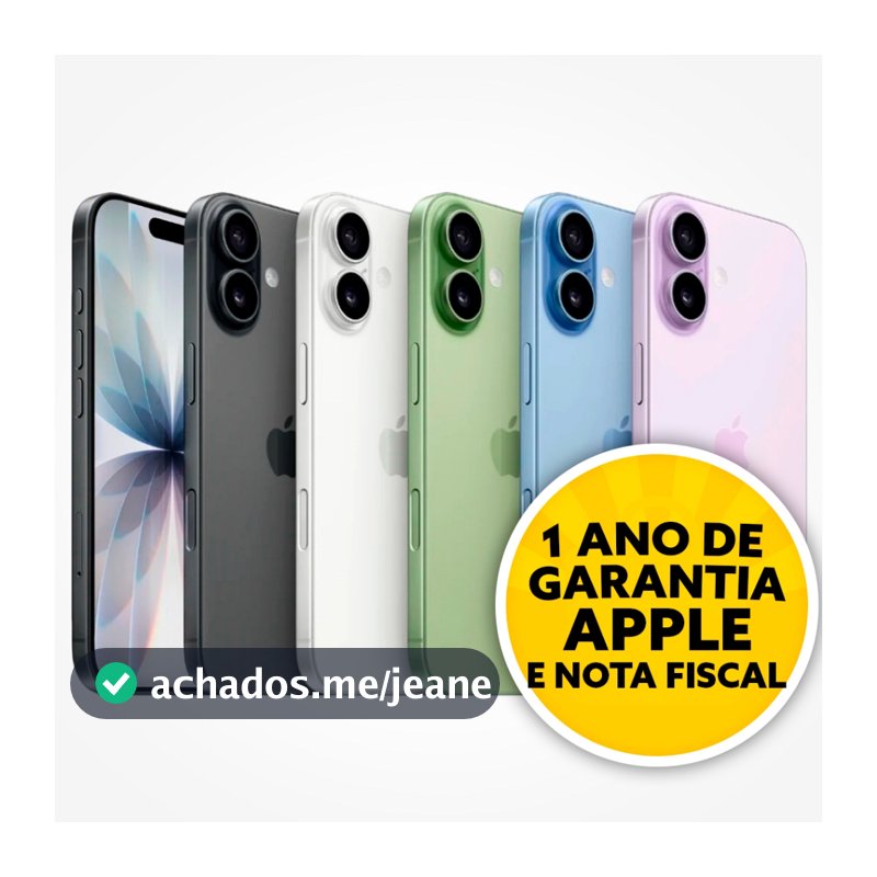 Celular Apple iPhone 17 256GB 5G Tela 6,3" 120Hz 48MP iOS Original Novo Lacrado com Garantia Apple