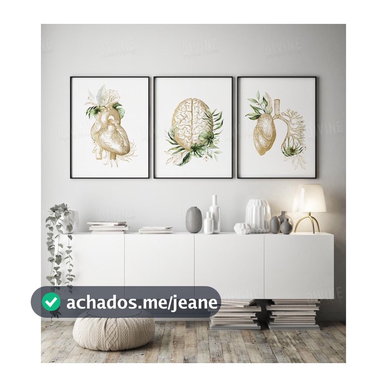 Quadro Decorativo Anatomia Humana, decoração casa Quadro Decorativo Medicina Minimalista tamanho grande Decoração para sala casa cozinha quarto Quadro decorativo Corpo Humano abstrata Moderno Decoração Corpo Humano Retro arte #35