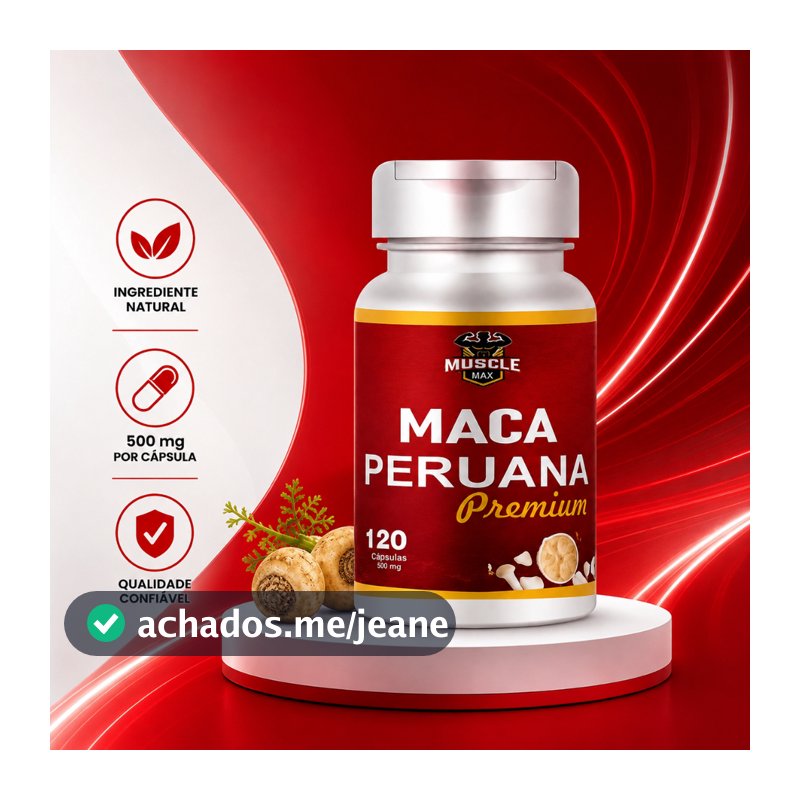 Suplemento Alimentar Mac Premium 120 cápsulas 500mg