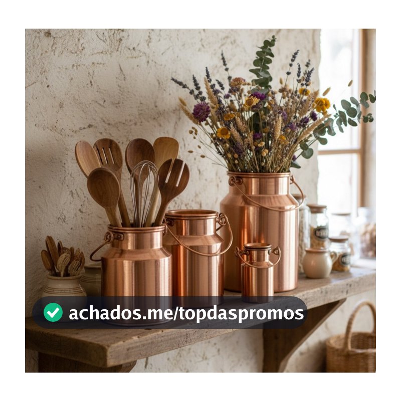Kit 4 Leiteiras Alumínio Cobre 200ml 500ml 1L 2L Decorativo Cozinha