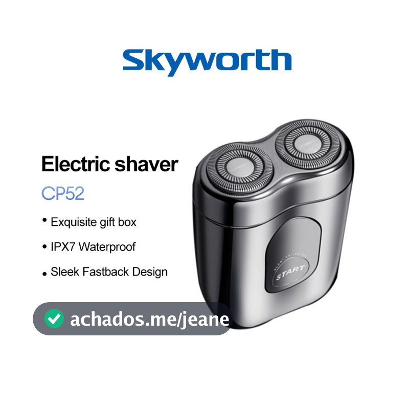 Skyworth CP52 Liga De Zinco · Supercar Shaver IPX7 À Prova D'água 8000RPM Navalha De Barba Elétrica De Alta Velocidade C