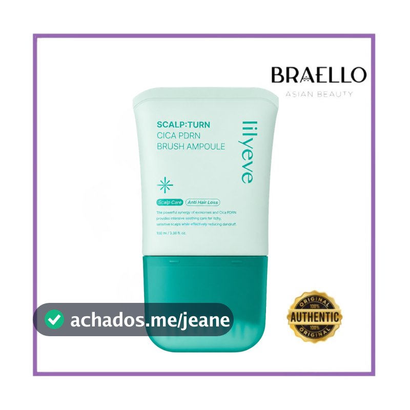 Lilyeve SCALP:TURN CICA PDRN Escova Ampola 100ml