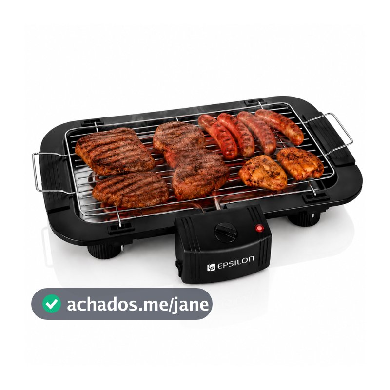 EPS-3091 Churrasqueira Elétrica De Mesa Epsilon Controle De Temperatura Grill Grelhador Portátil Cozinha