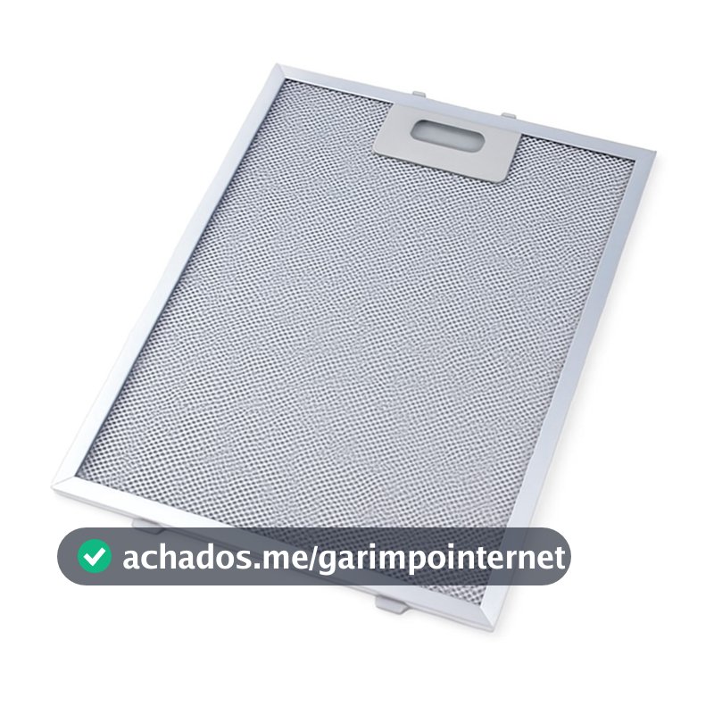 Filtro de Alumínio Original Fischer 17845 Coifa Talent 60cm e 90cm