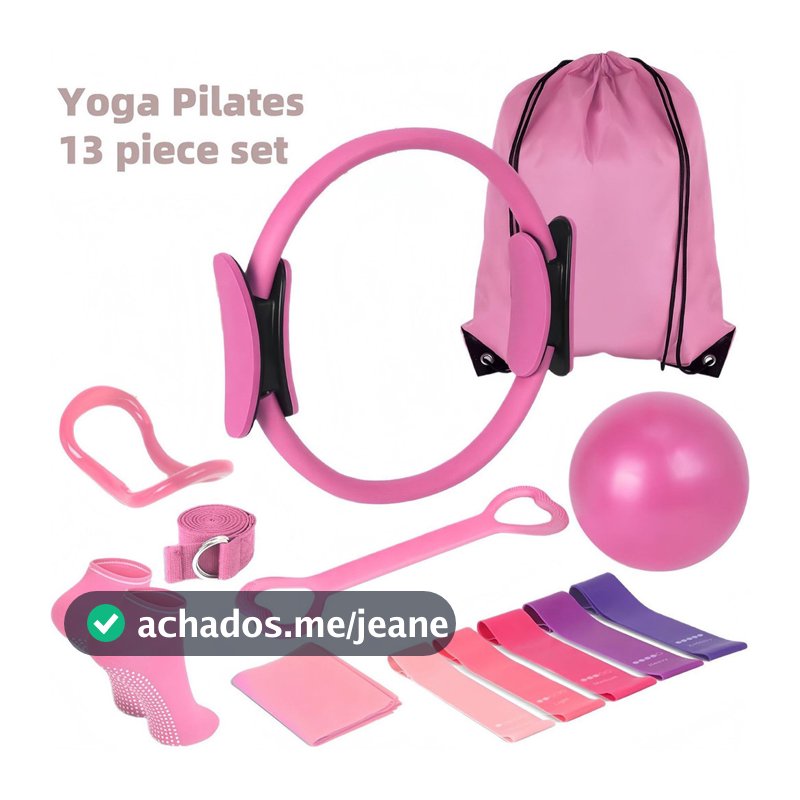 Conjuntos de 5 e 13 peçasConjunto De Pilates , Anel Bola Faixa De Resistência De Ioga Doméstico , Acessórios Para Exercí