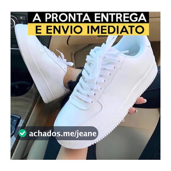 Tênis Casual Confortável para o Dia a Dia Envio Imediato Promoção