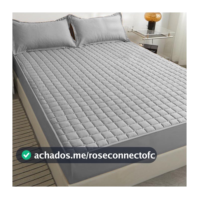 Protetor Impermeável Capa Colchão Matelada Cama Quarto Berço, Solteiro, Casal, Queen, King com Elástico