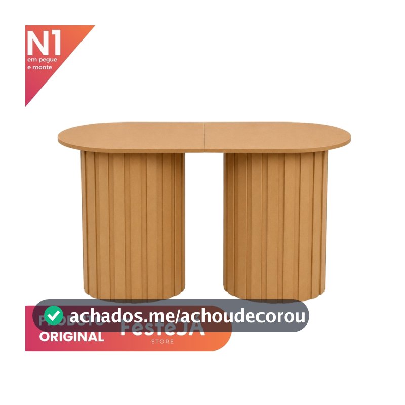 Tampo Oval MDF Encaixe Cilindro Decorativo Mesa Festa Aniversário Casamento Eventos Premium