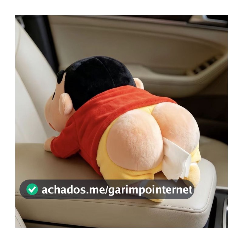 Figura de Crayon Shin-chan deitado, decoração fofa para carro, brinquedo de decoração de interiores, pingente, figura co