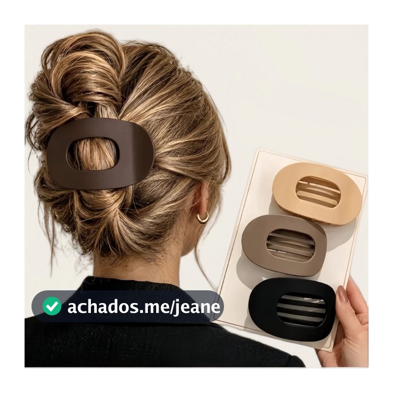 Presilha de cabelo grande em formato de bico de pato, estilo coreano simples e elegante, acessório para cabelo feminino.