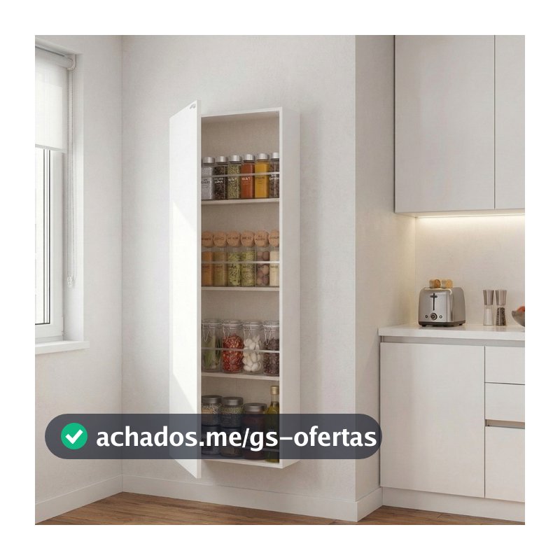 Armário Organizador Utilitário 1 Porta Branco Carraro