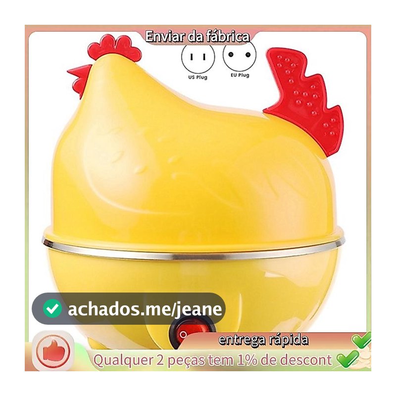 Fogão De Ovos Multifuncional , Vaporizador , Desligamento Automático Ovo Cozido