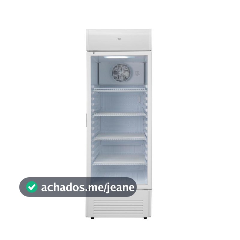 Refrigerador Expositor Vertical HQ 509 Litros Porta de Vidro Duplo Iluminação LED Branco HQ-509REVPVX