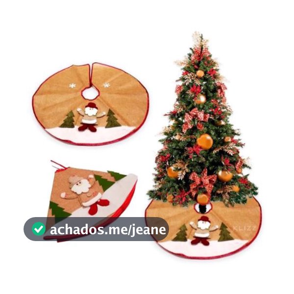 Tapete Saia Para Arvore De Natal 60cm